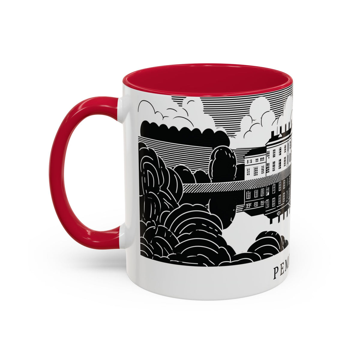 Pemberley Estate Illustration Mug | Ceramic Coffee Cup