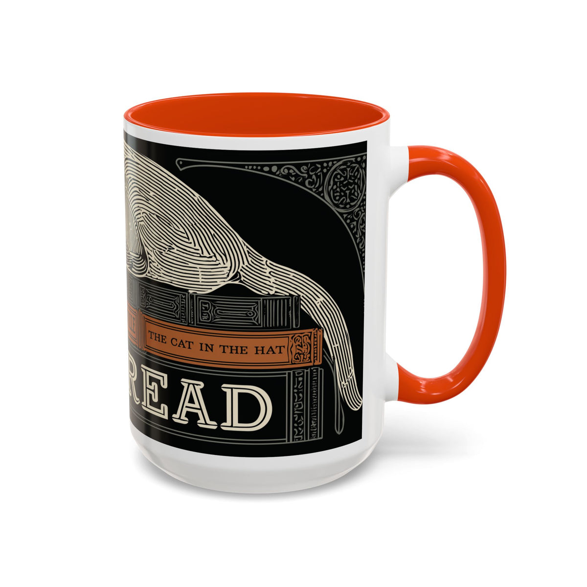 Bookstore Cat-Well Read Cat Mug | Literary Cat Stack Mug