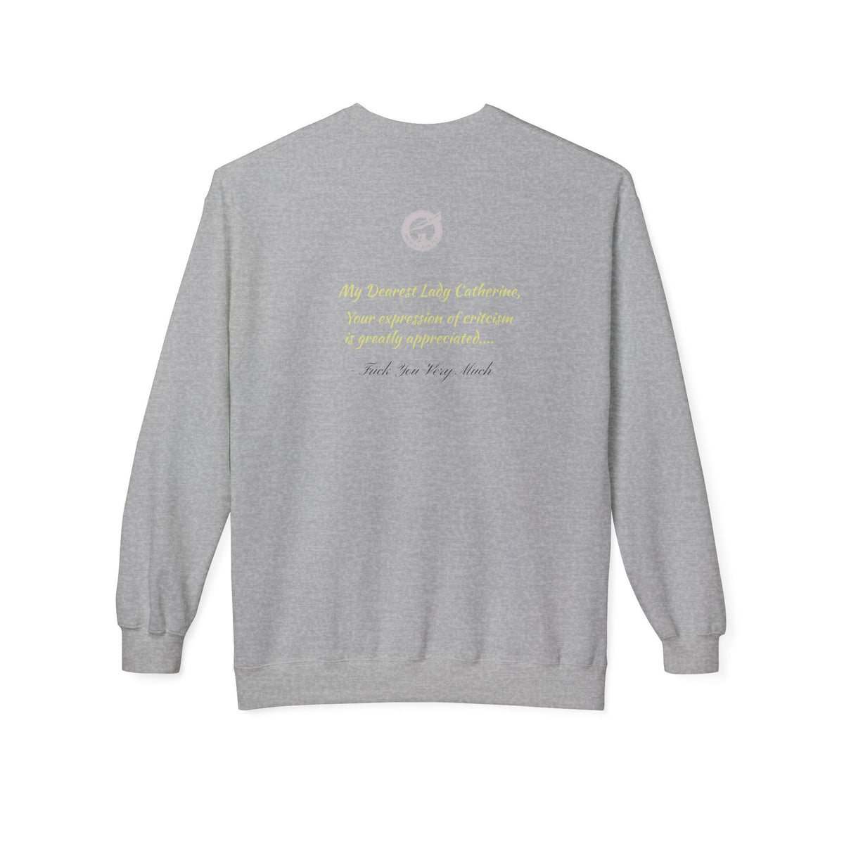 Jane Austen 'Shades of Pemberley' Crewneck Sweatshirt — Elizabeth Bennet Fictionalized Quote