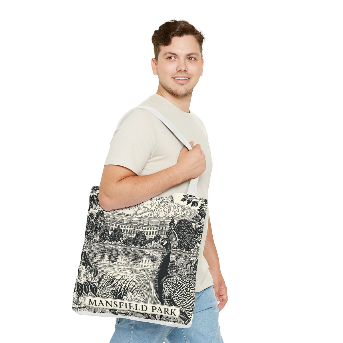 Mansfield Park Vintage Illustration Tote Bag