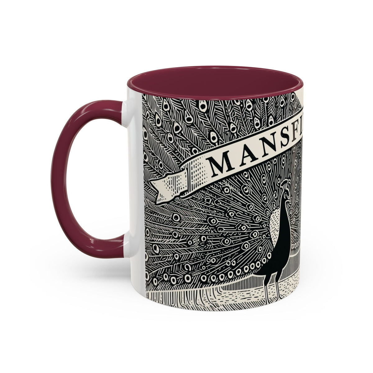 Mansfield Park illustration Mug | Peacock & Estate ceramic mug