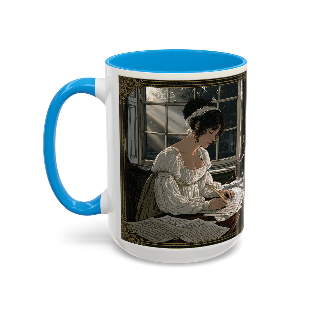 Jane Austen Quote Mug — “Every woman should write...” (11oz & 15oz)