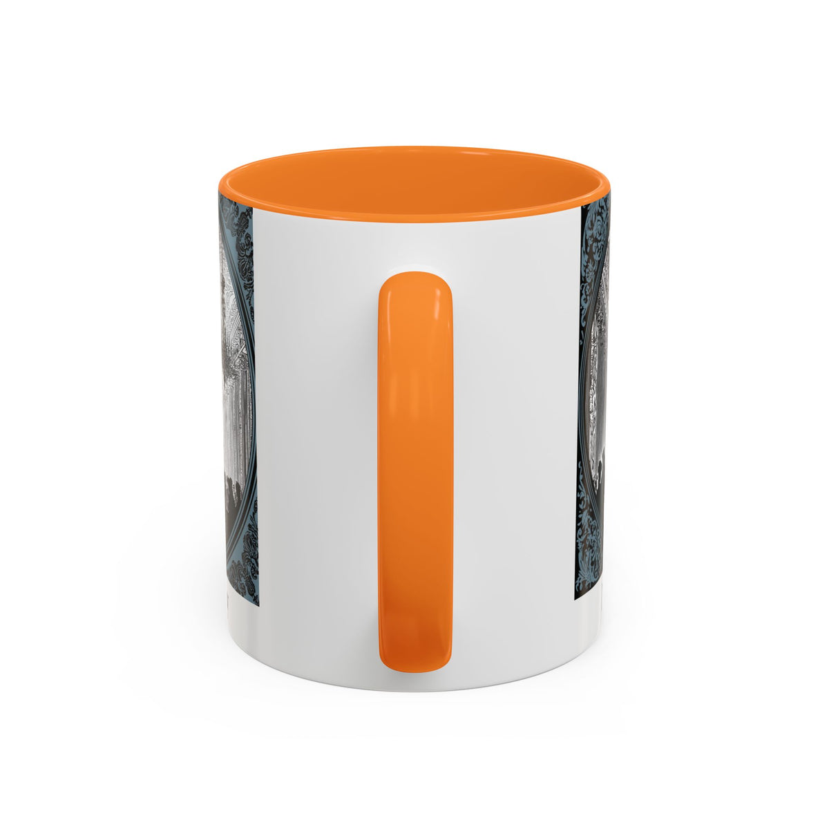Pemberley Ballroom Illustration Mug | Color Accent Ceramic Mug