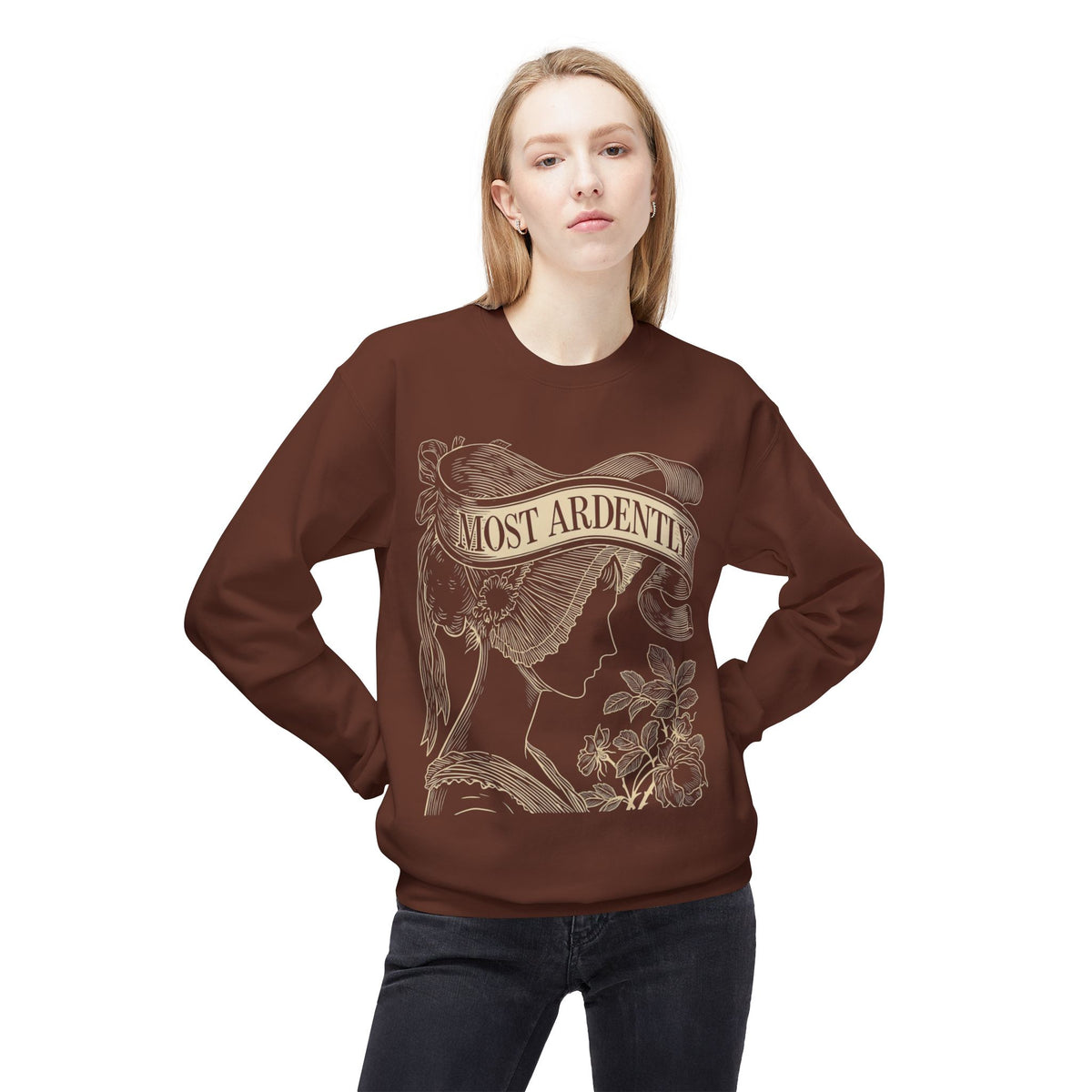 Most Ardently Vintage Floral Crewneck Sweatshirt