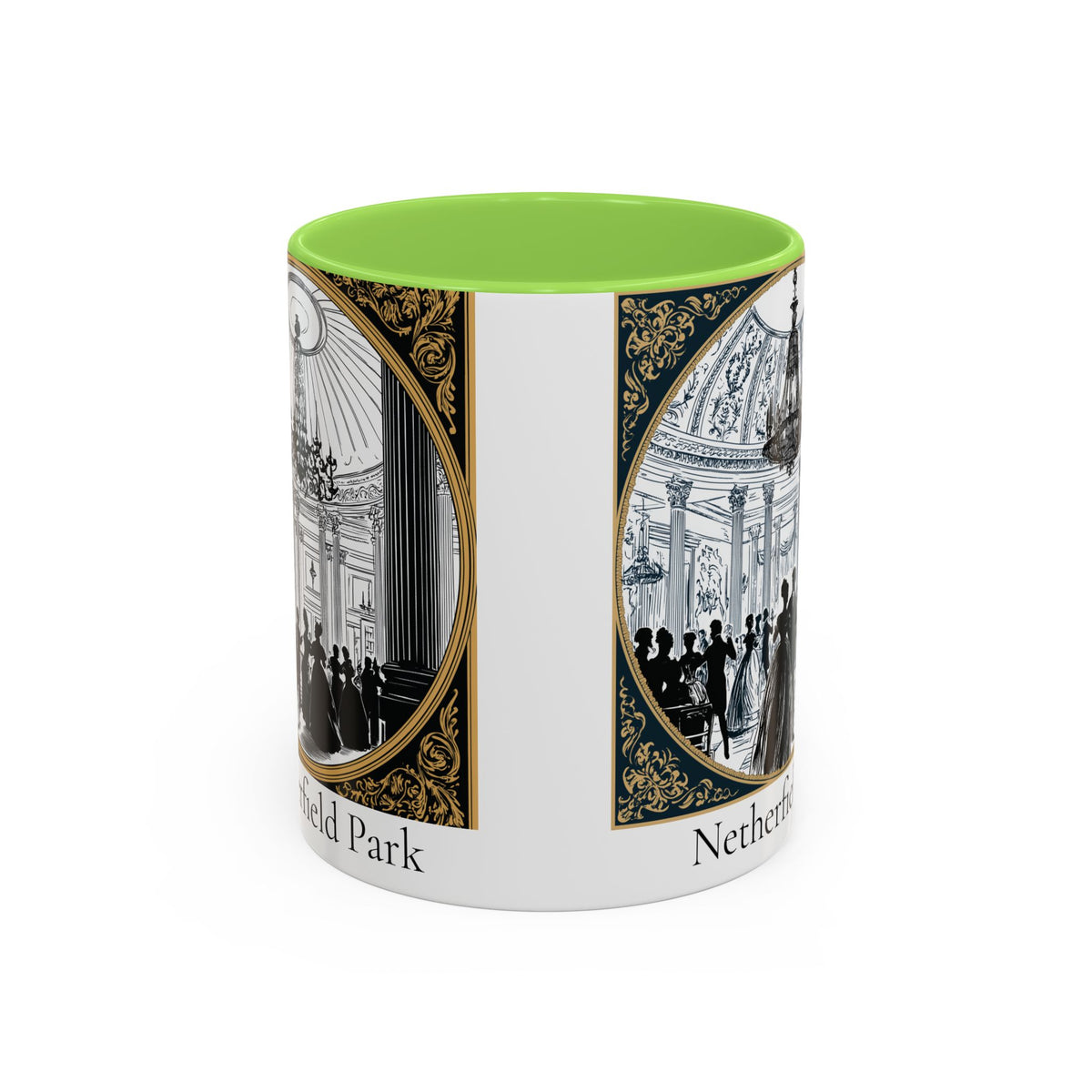Netherfield Park Ballroom Scene Mug | 11oz 15oz Color Accent