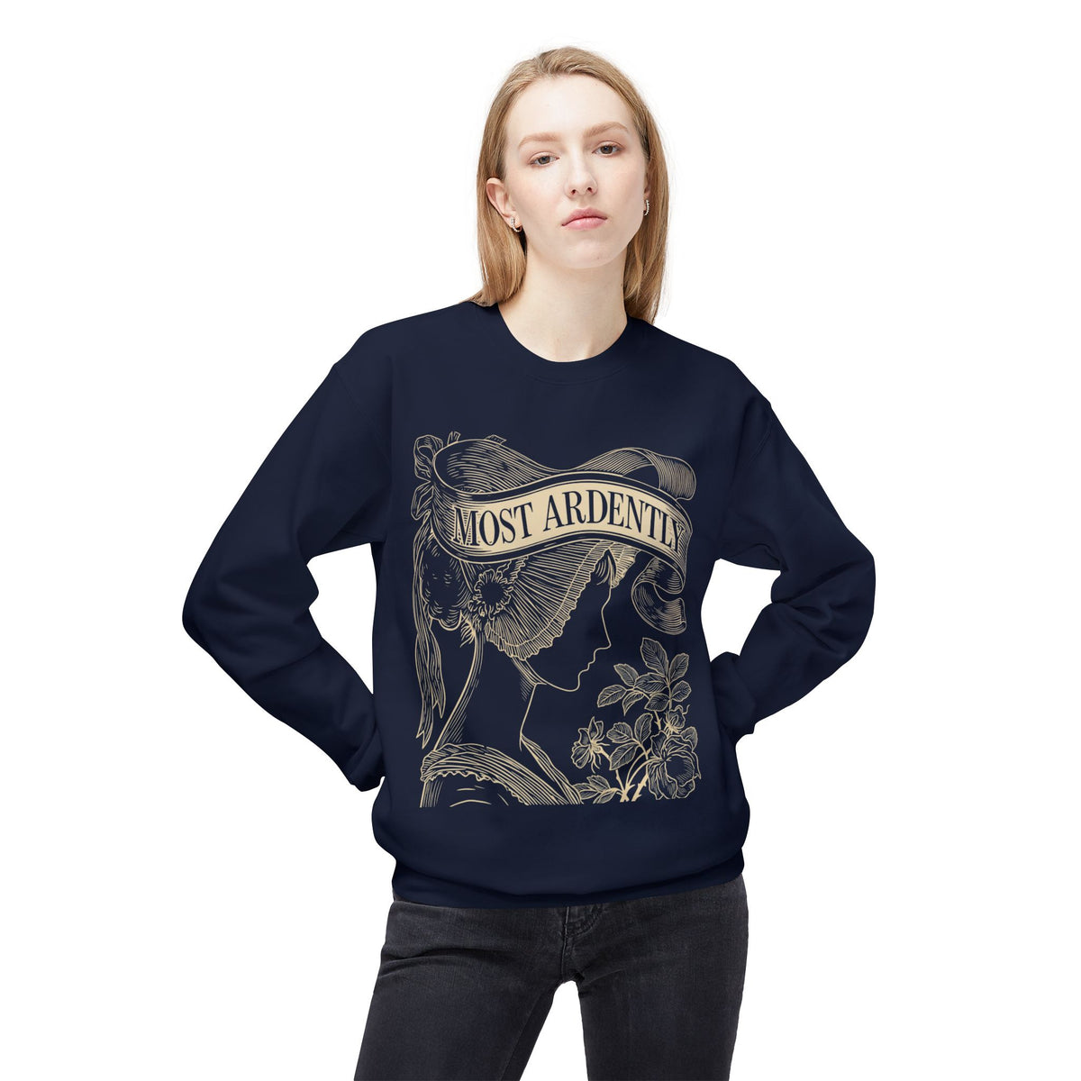 Most Ardently Vintage Floral Crewneck Sweatshirt