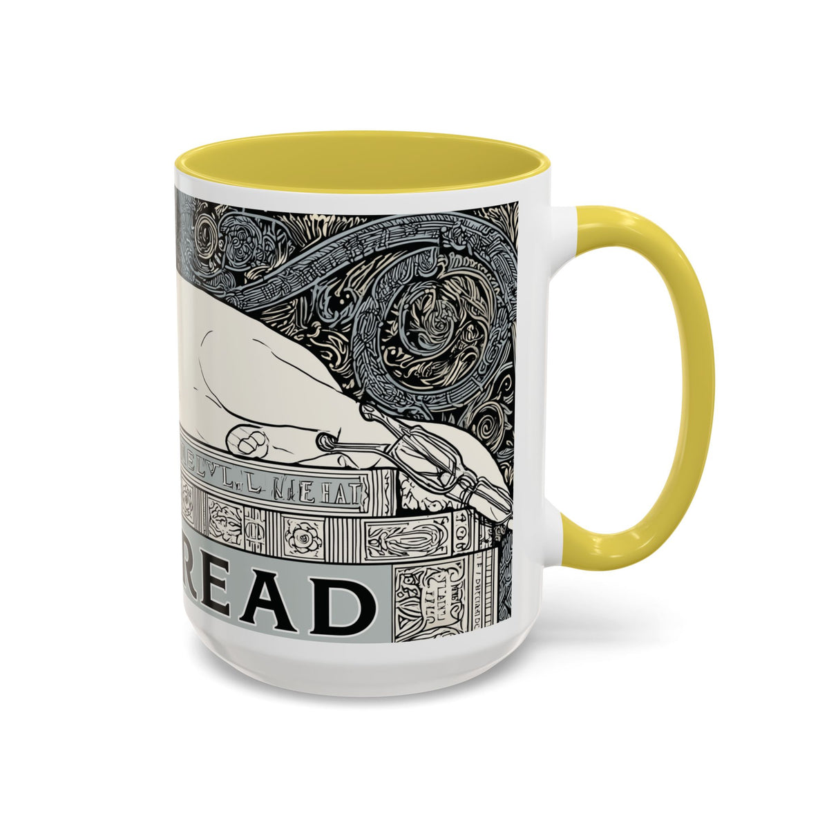 Well Read Siamese Cat Mug | Color Accent Ceramic Mug