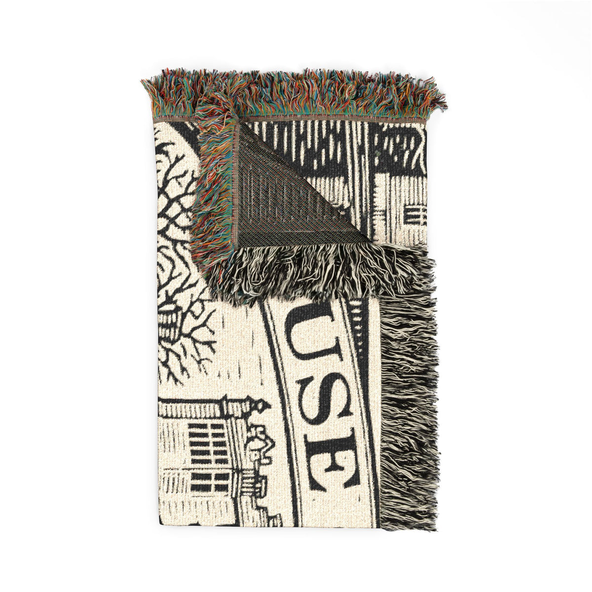 House of Usher - Woven Blanket | Edgar Allan Poe Gothic Manor Throw