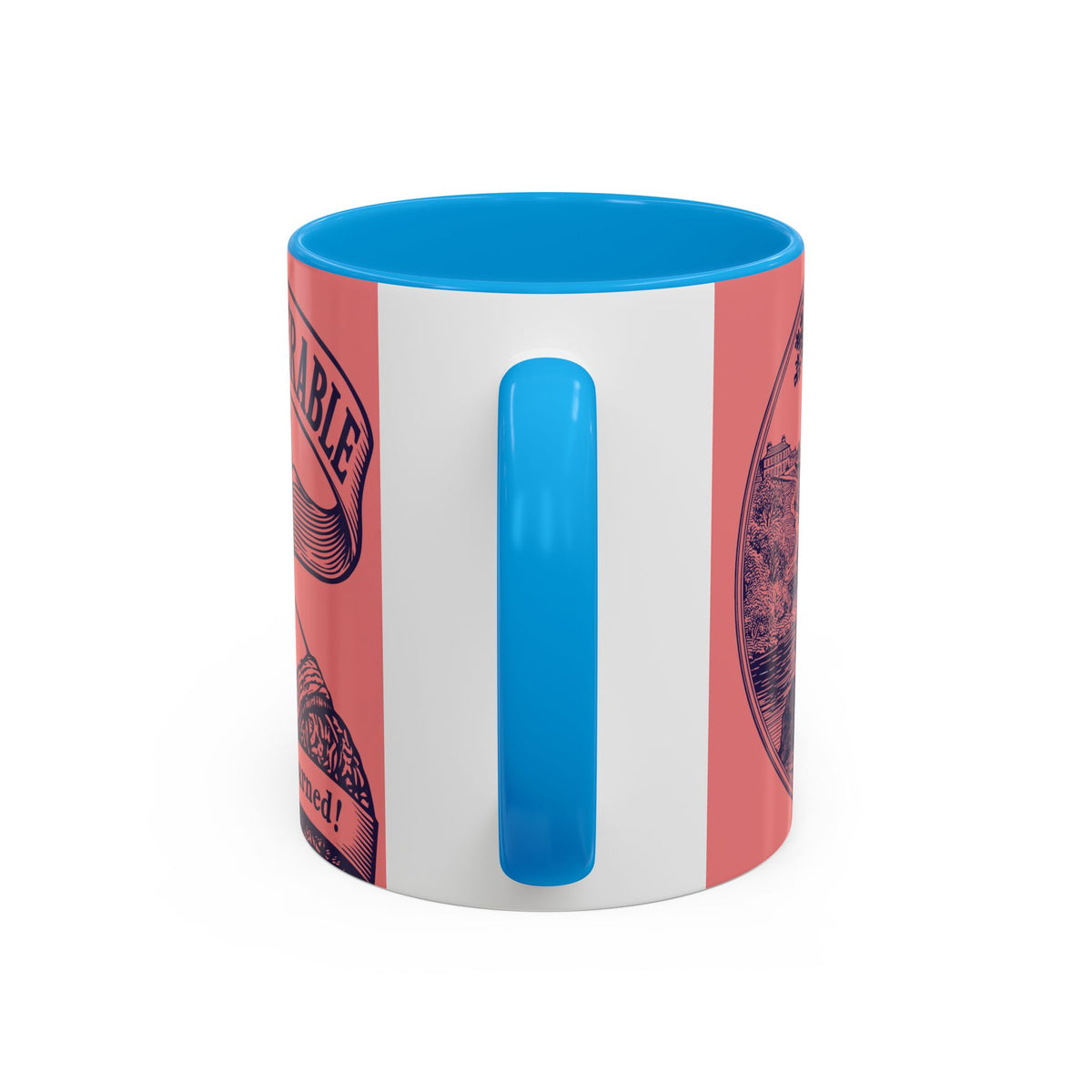 Barely Tolerable Vintage Portrait Mug — Funny Retro Coffee Cup (11oz/15oz)