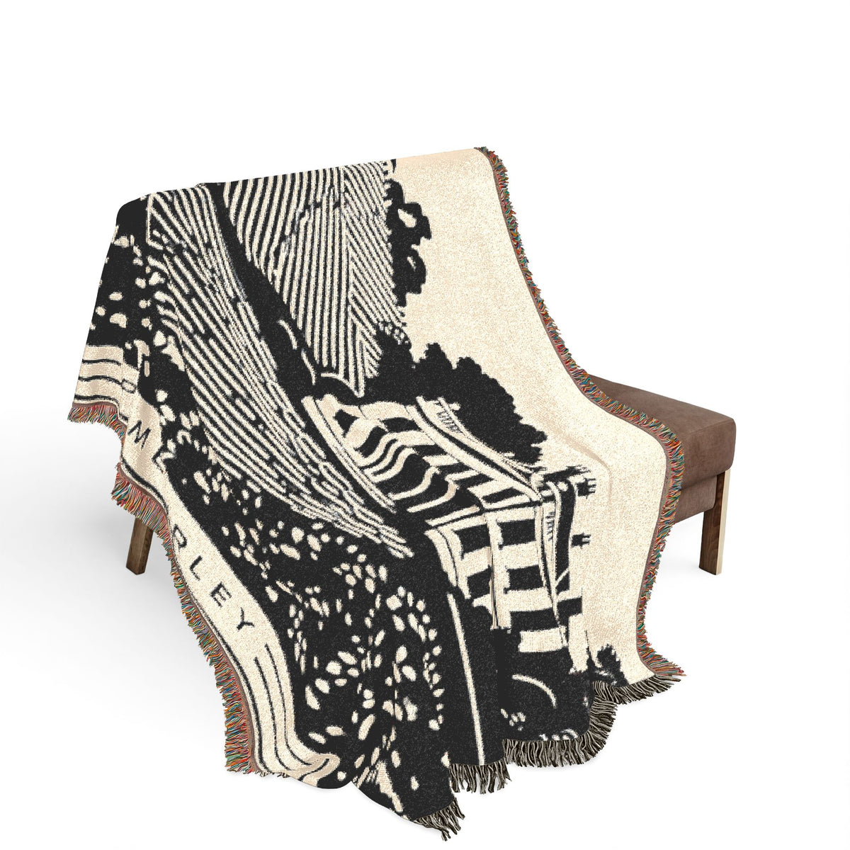 Pemberley Estate Woven Blanket | Vintage Manor Tapestry Throw