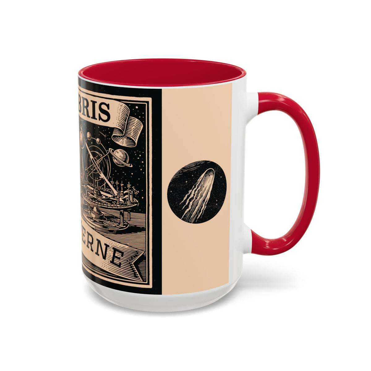 Jules Verne Ex Libris Vintage Science Fiction Coffee Mug (11oz & 15oz)
