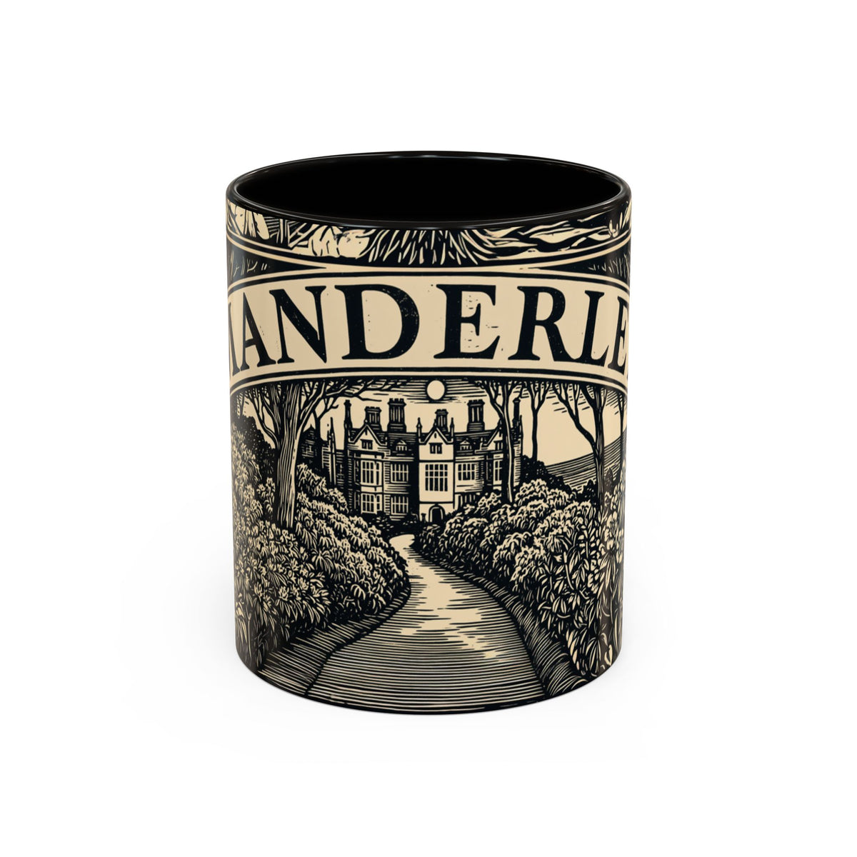 Manderley Estate Illustration Mug | Ceramic Coffee Cup