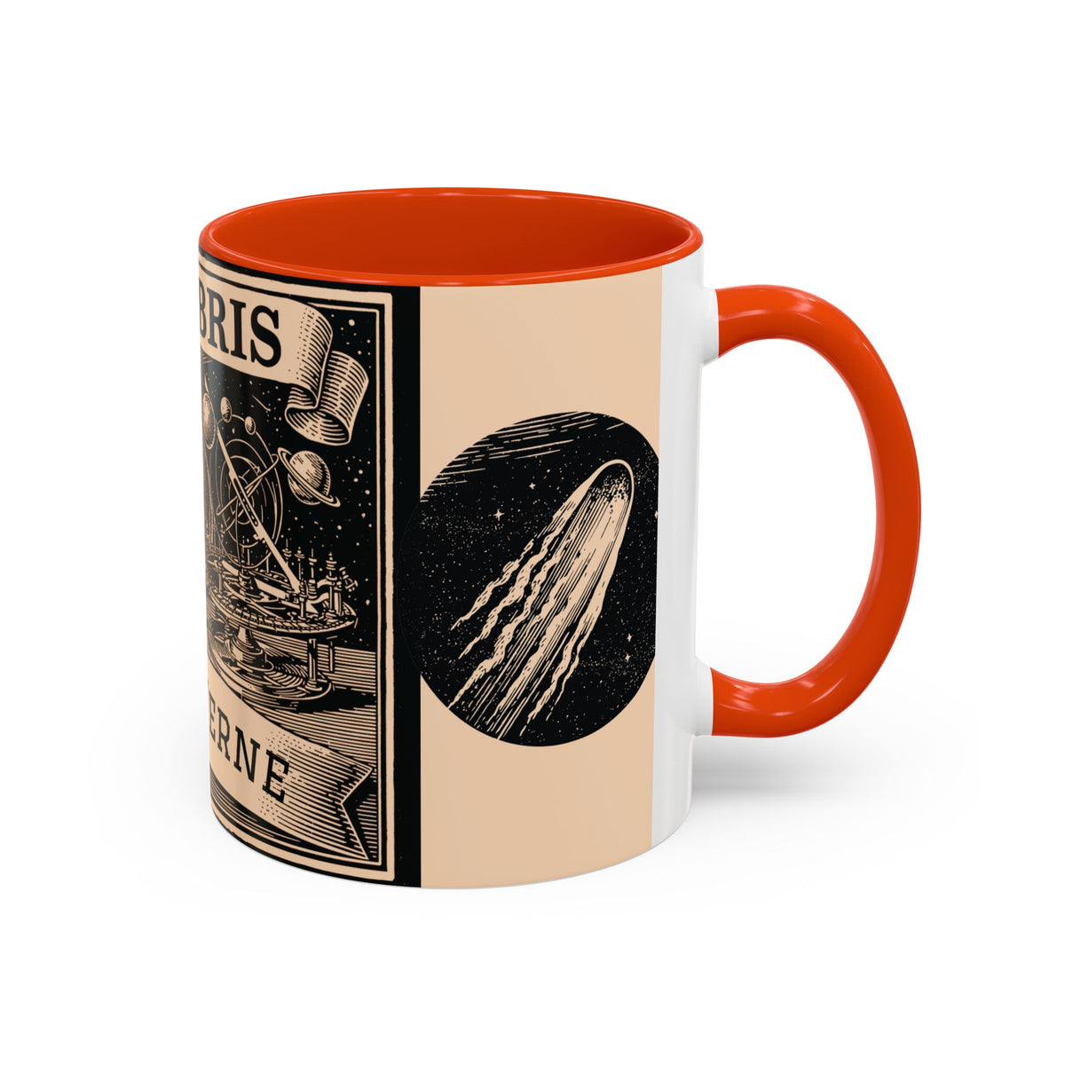 Jules Verne Ex Libris Vintage Science Fiction Coffee Mug (11oz & 15oz)