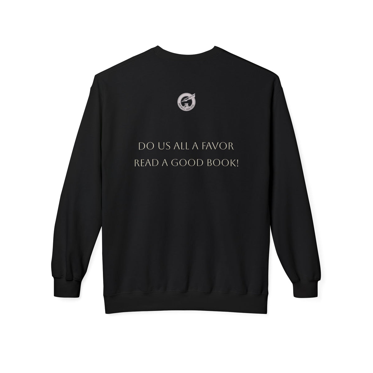 Novel Lover Crewneck Sweatshirt — "Reading Good Books" Vintage Book Quote