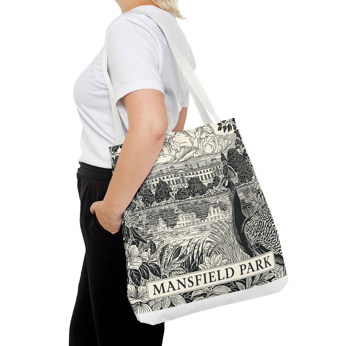 Mansfield Park Vintage Illustration Tote Bag