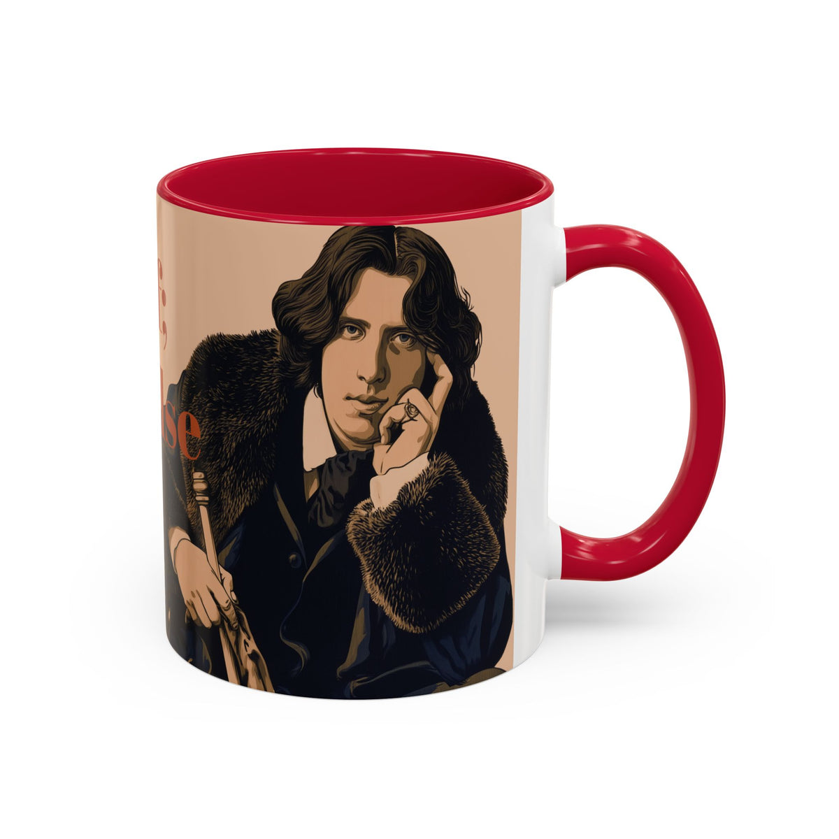 Oscar Wilde Quote Mug — "Be Yourself; Everyone Else Is Taken" Ceramic Coffee Cup (11oz/15oz)