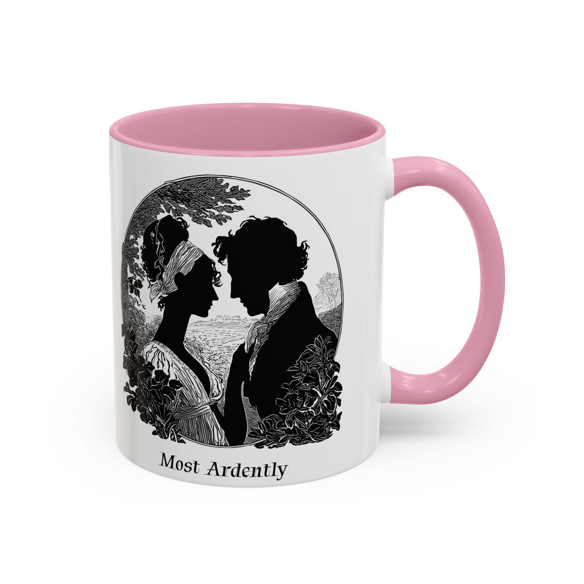 Regency Silhouette 'Most Ardently' Mug, Ceramic Coffee Mug | 11oz or 15oz