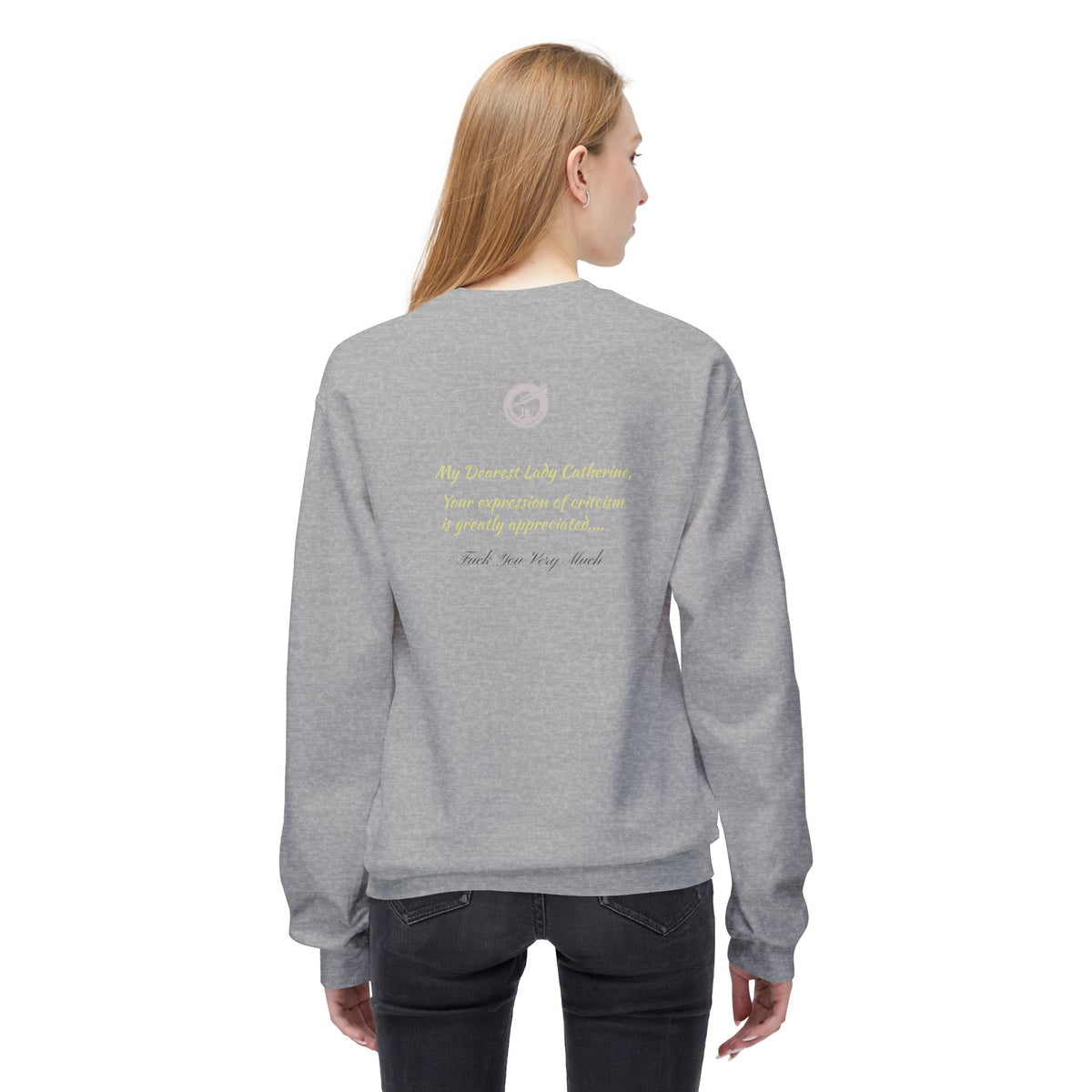 Jane Austen 'Shades of Pemberley' Crewneck Sweatshirt — Elizabeth Bennet Fictionalized Quote