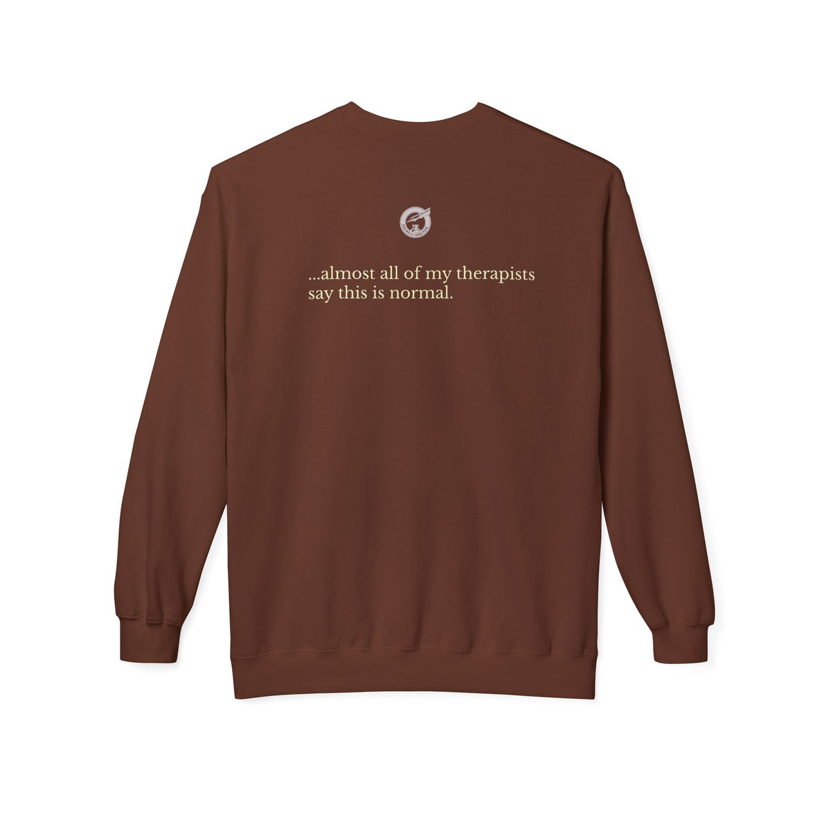 Gothic Novels Crewneck Sweatshirt — “I Read Gothic Novels…which explains my imagination”