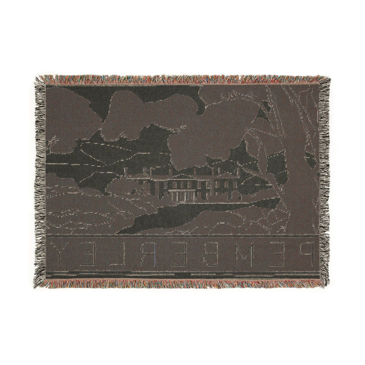 x Pemberley Estate Modernist Woven Blanket | Literary Home Decor - Jane Austen