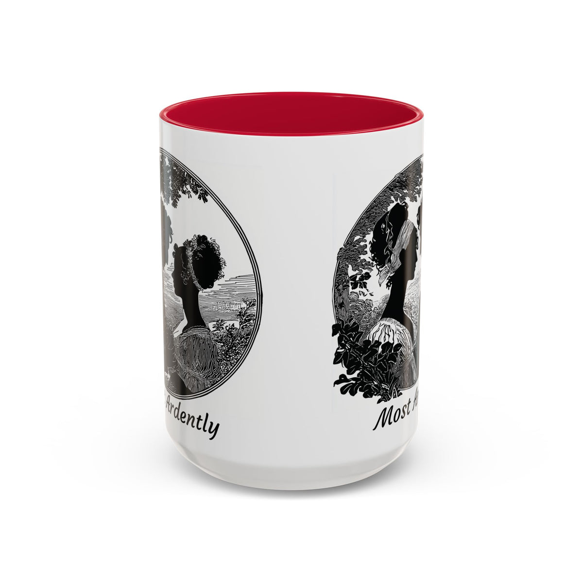 Regency Silhouette 'Most Ardently' Mug, Ceramic Coffee Mug | 11oz or 15oz