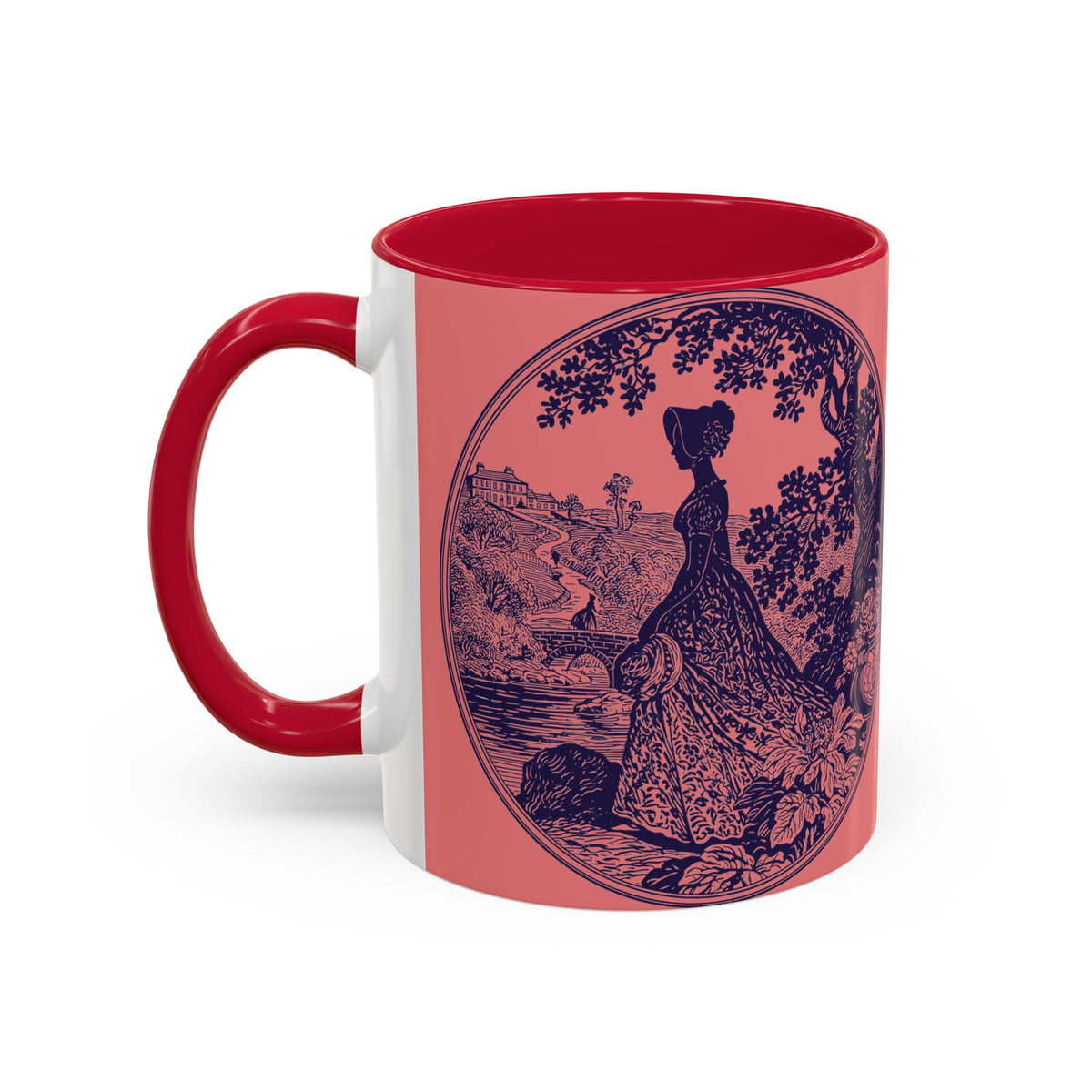 Barely Tolerable Vintage Portrait Mug — Funny Retro Coffee Cup (11oz/15oz)