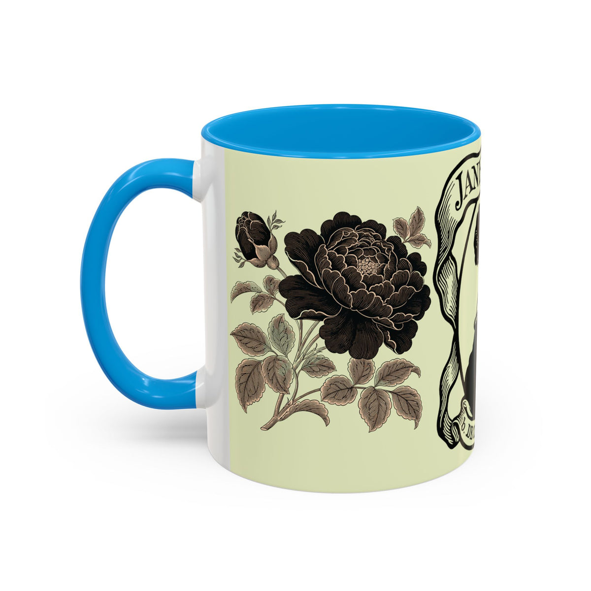 Jane Austen Portrait Ceramic Mug — Literary Tea & Coffee Cup (11oz/15oz)