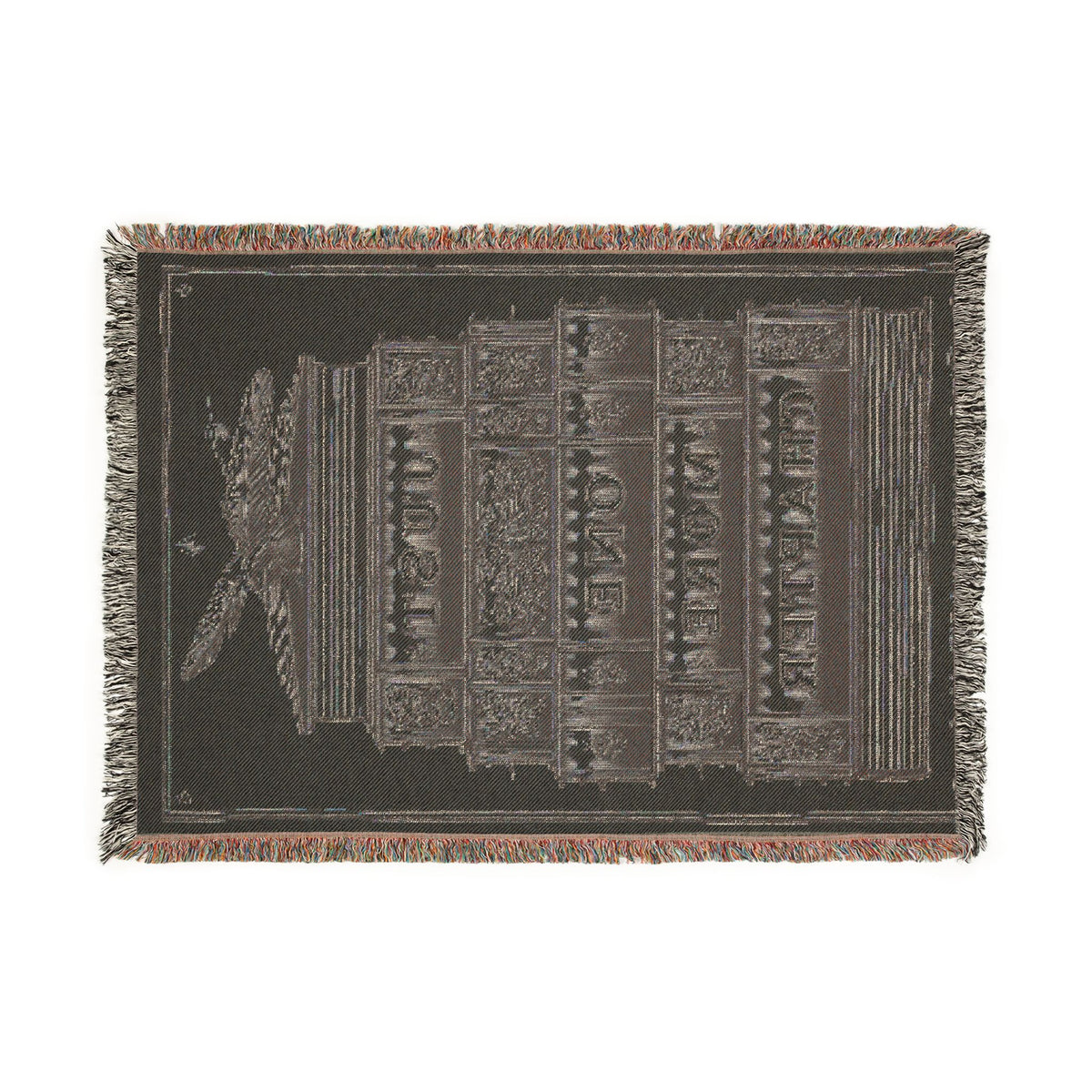 "Just One More Chapter"  Mantra Woven Blanket | Excuse Tapestry Throw