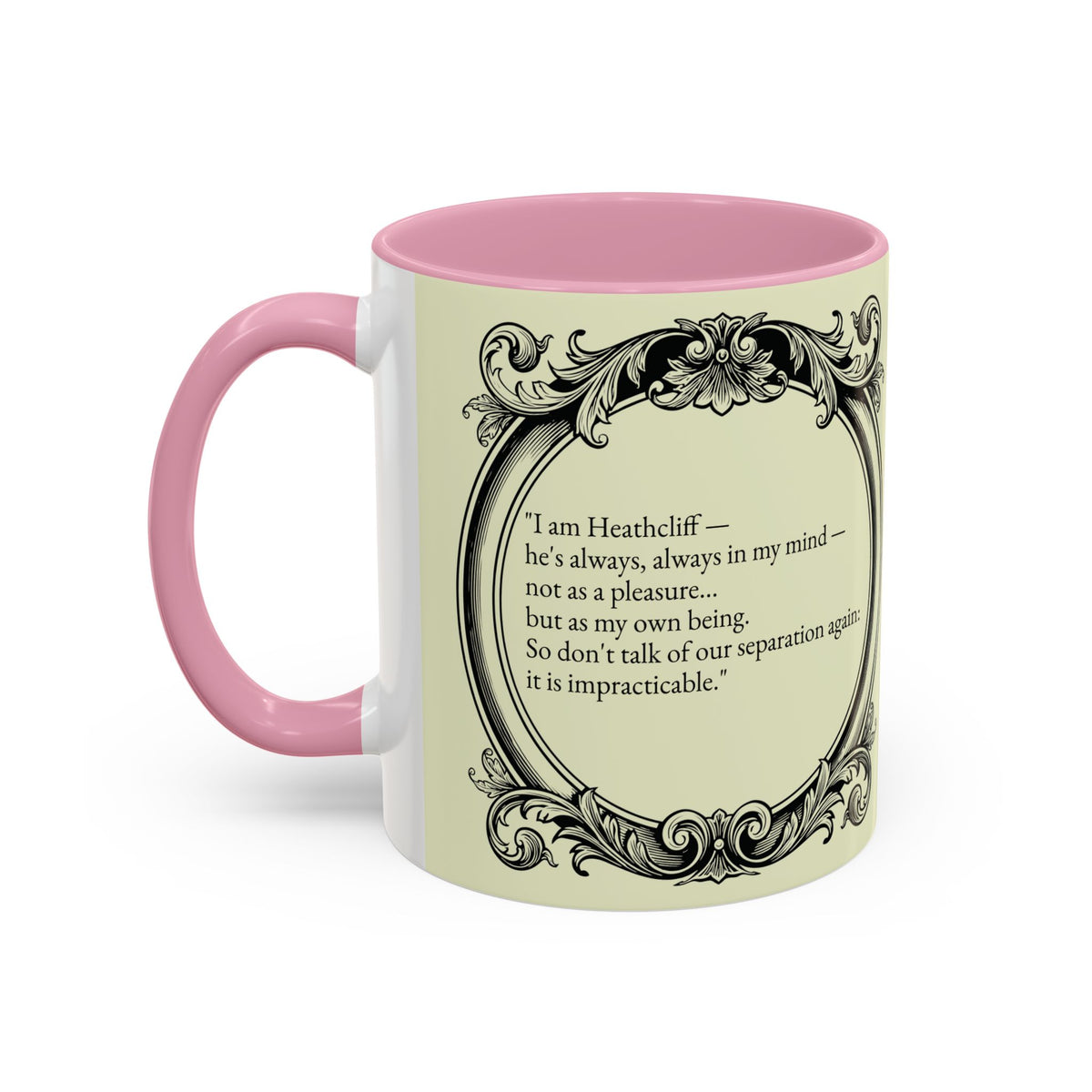 Wuthering Heights Literary Ceramic Mug — Classic Book Cover Coffee Cup (11oz/15oz)