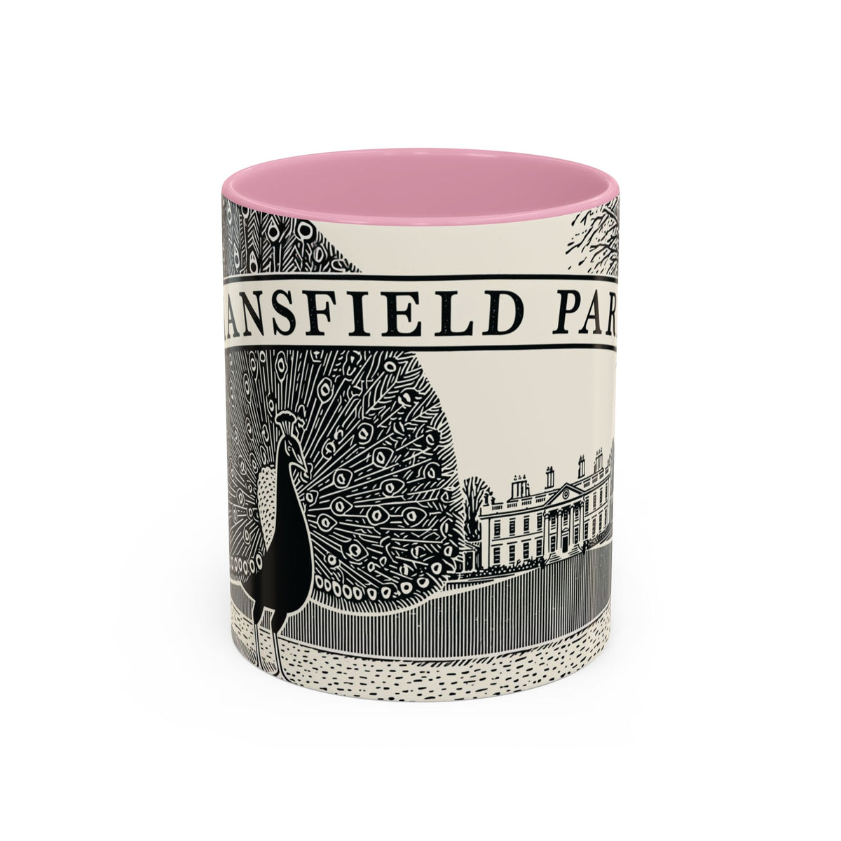 Mansfield Park illustration Mug | Peacock & Estate ceramic mug