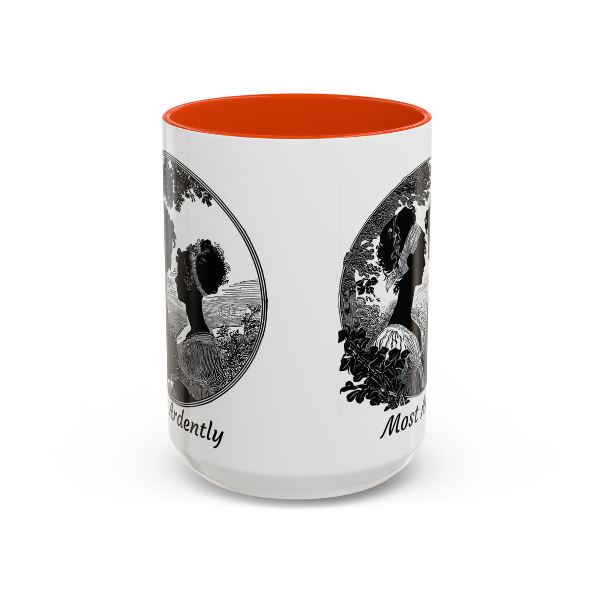 Regency Silhouette 'Most Ardently' Mug, Ceramic Coffee Mug | 11oz or 15oz