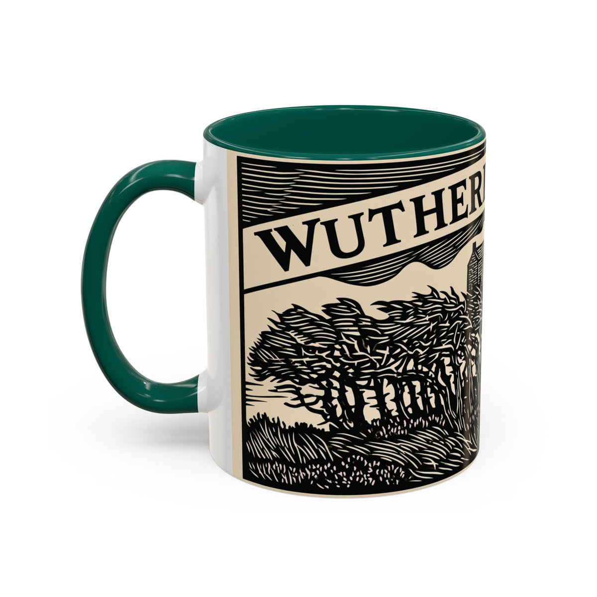 Wuthering Heights Coffee Mug | Emily Brontë Literary Design Mug