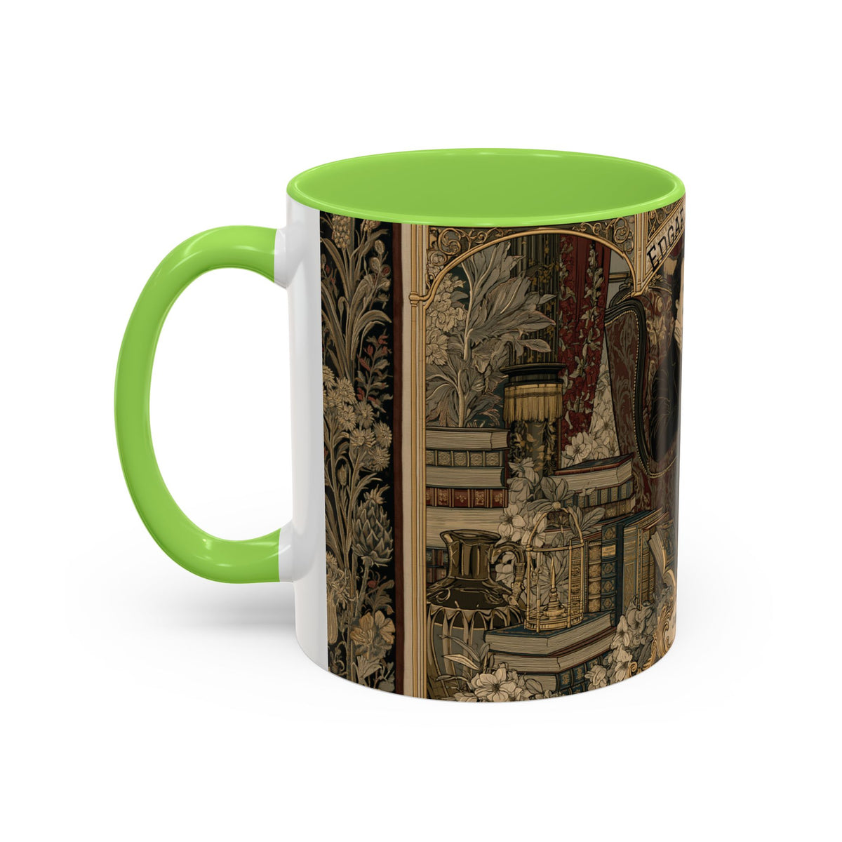 Edgar Allan Poe portrait Mug | Literary Gothic coffee mug