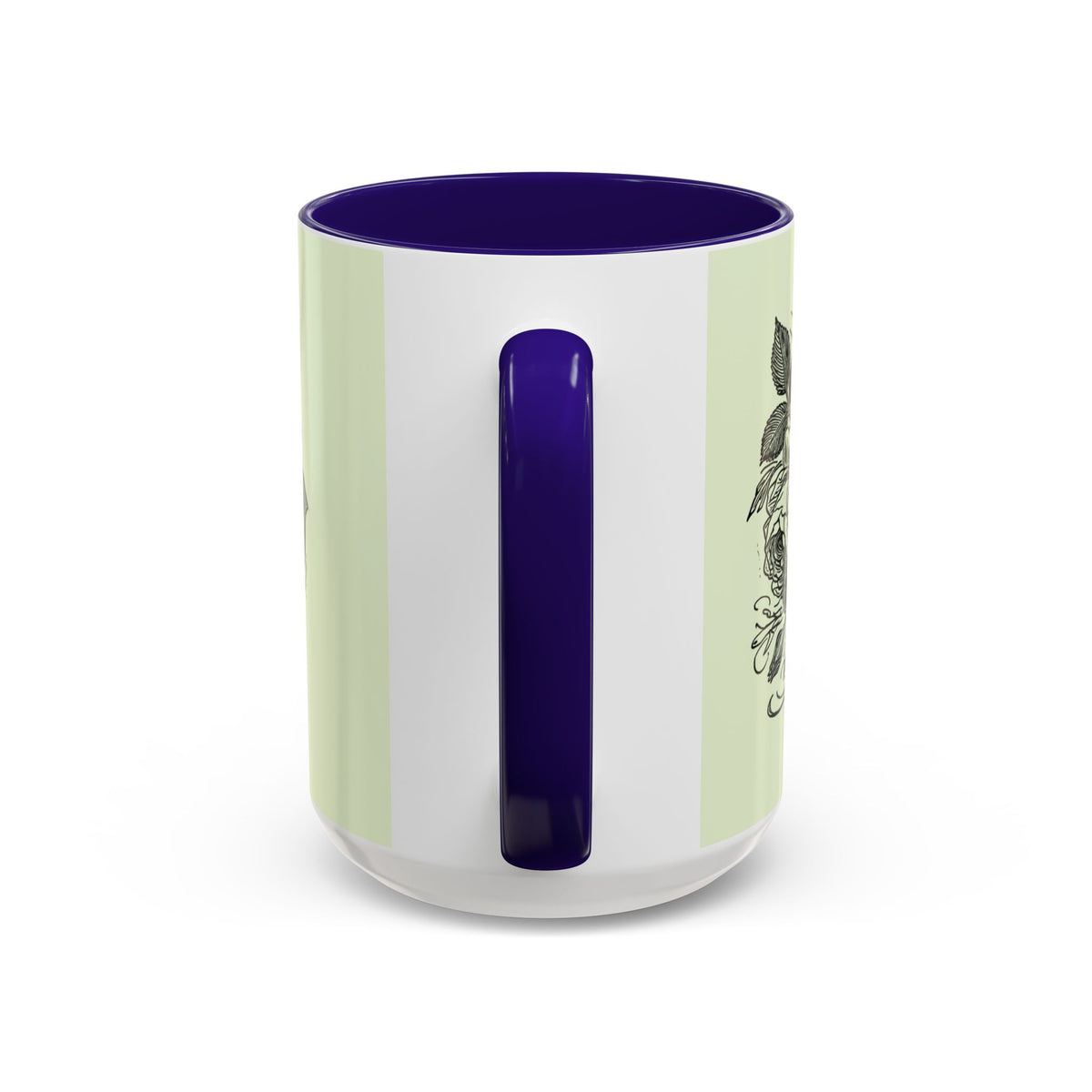 Most Ardently script banner floral Mug | Pink 11 or 15 oz.