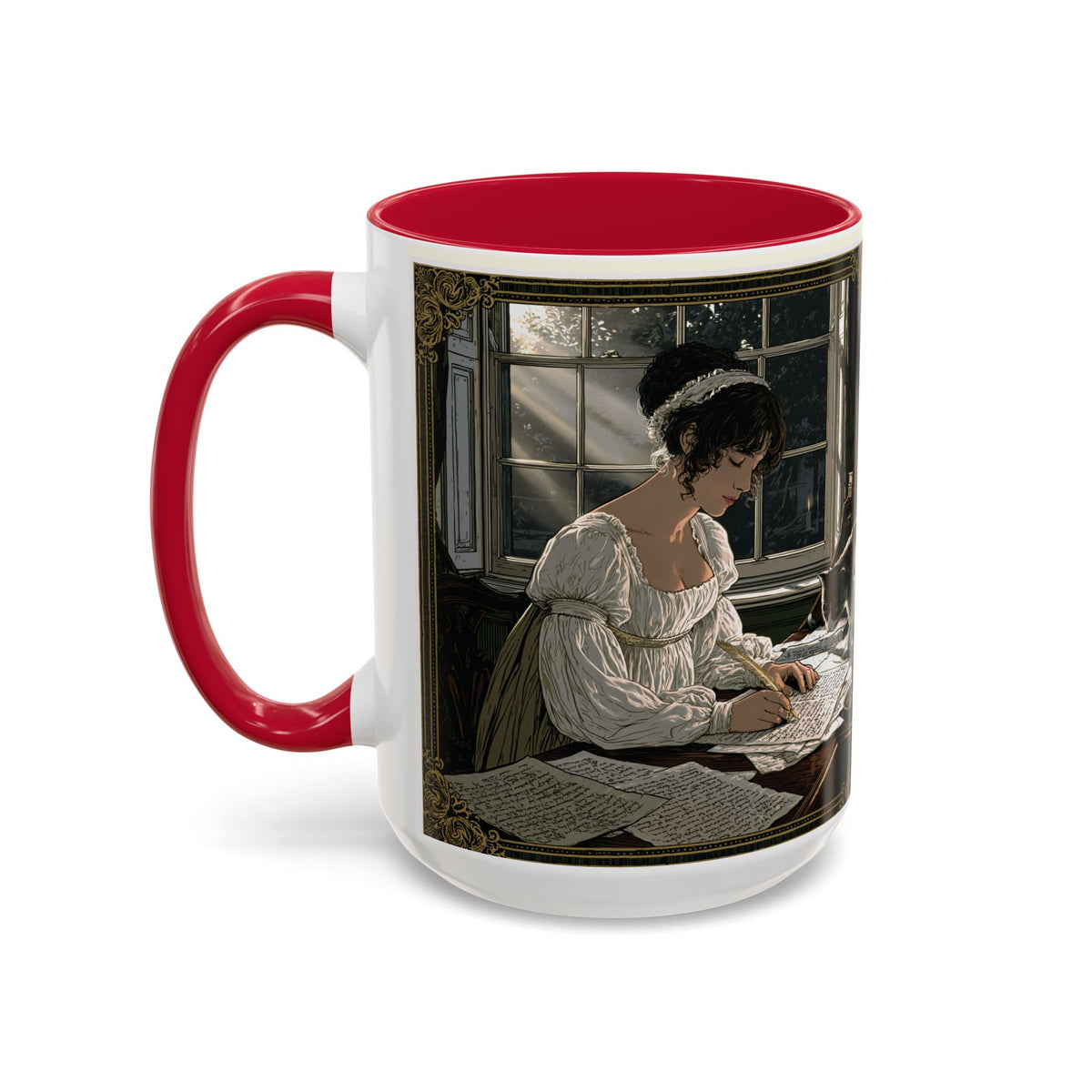 Jane Austen Quote Mug — “Every woman should write...” (11oz & 15oz)