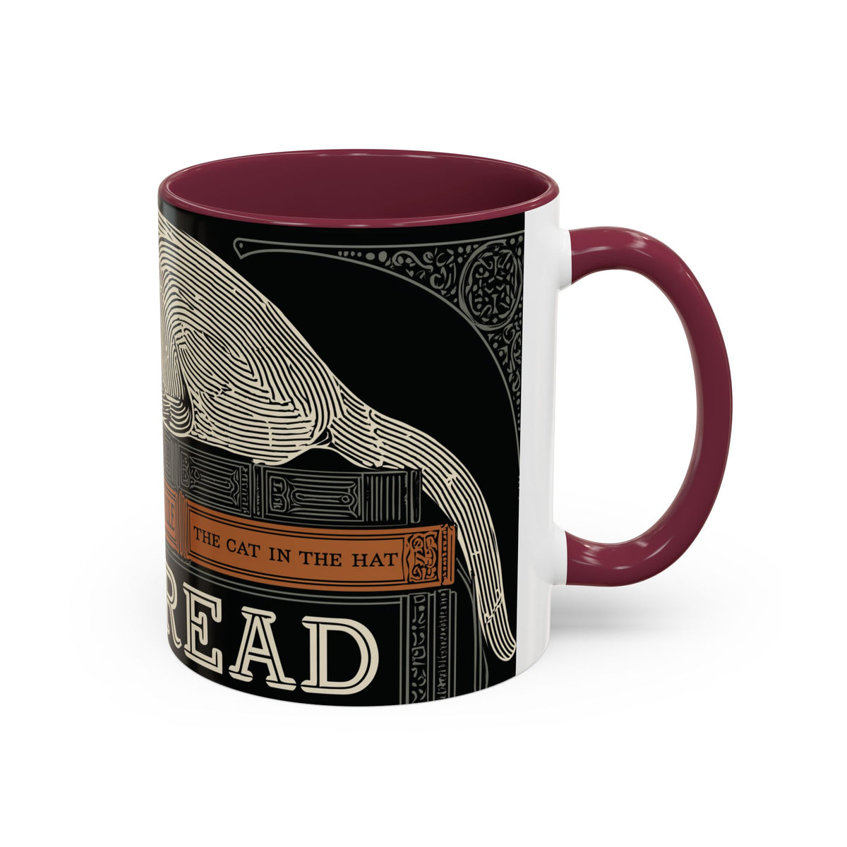 Bookstore Cat-Well Read Cat Mug | Literary Cat Stack Mug