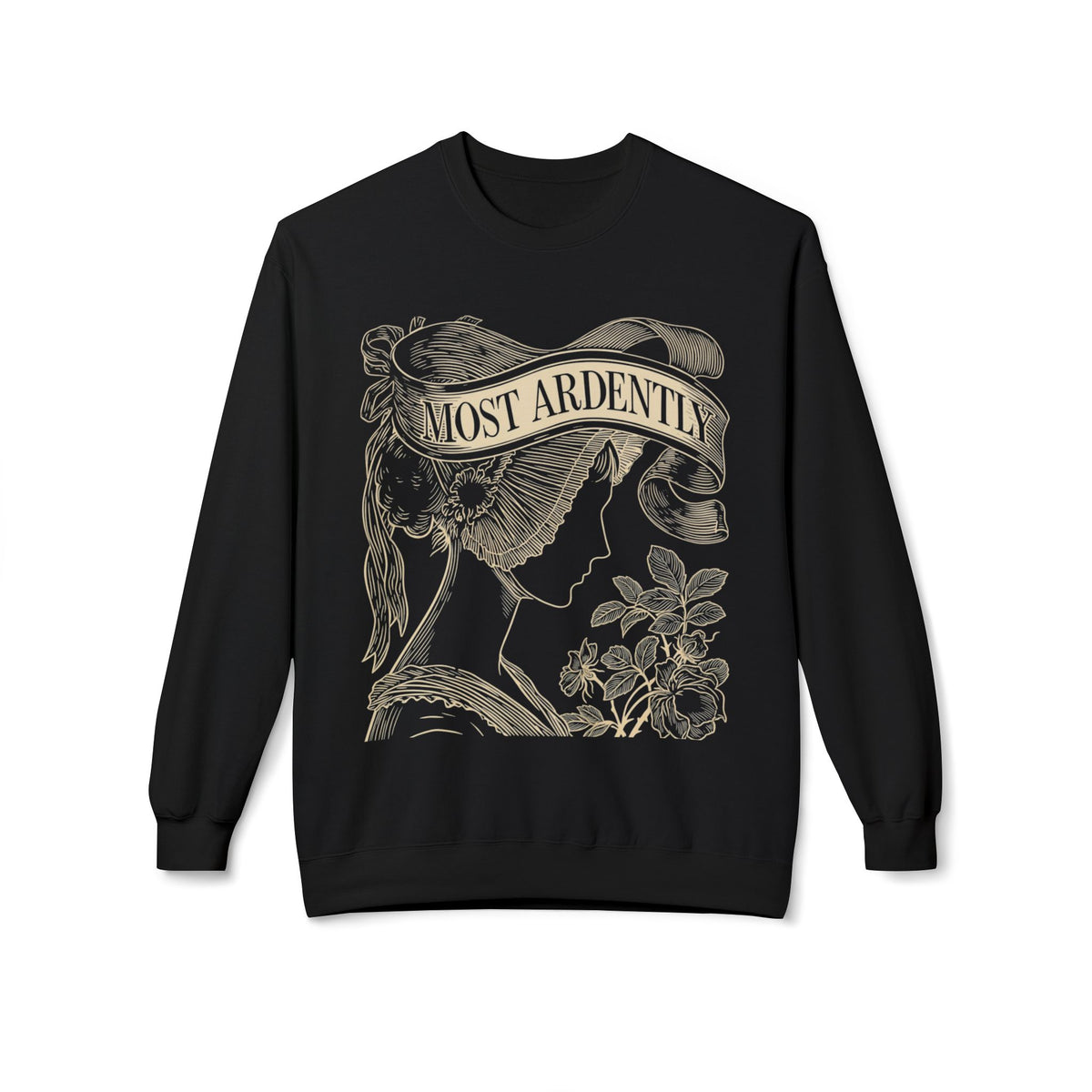 Most Ardently Vintage Floral Crewneck Sweatshirt