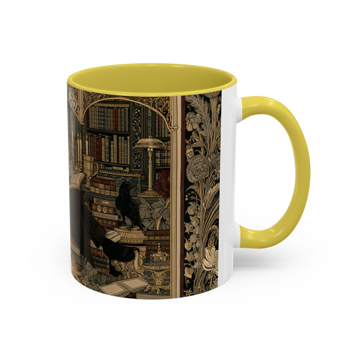 Edgar Allan Poe portrait Mug | Literary Gothic coffee mug