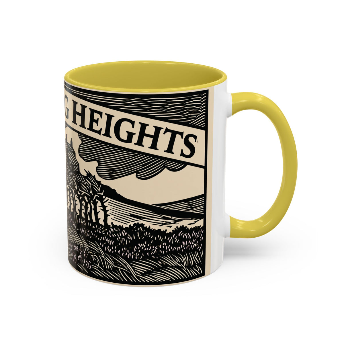 Wuthering Heights Coffee Mug | Emily Brontë Literary Design Mug