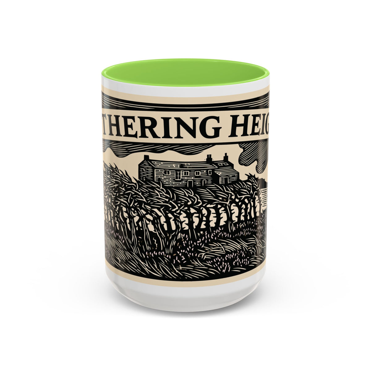 Wuthering Heights Coffee Mug | Emily Brontë Literary Design Mug