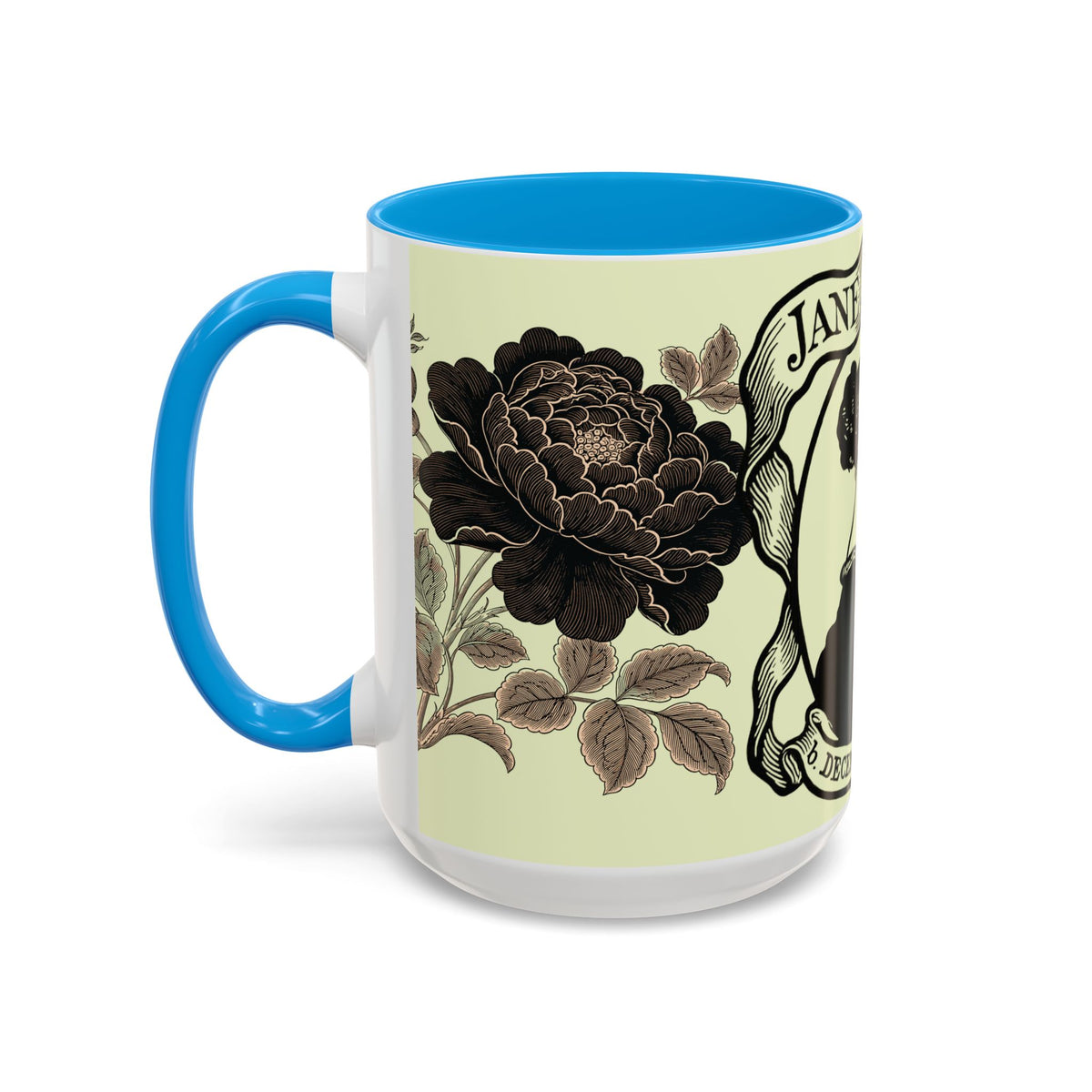 Jane Austen Portrait Ceramic Mug — Literary Tea & Coffee Cup (11oz/15oz)