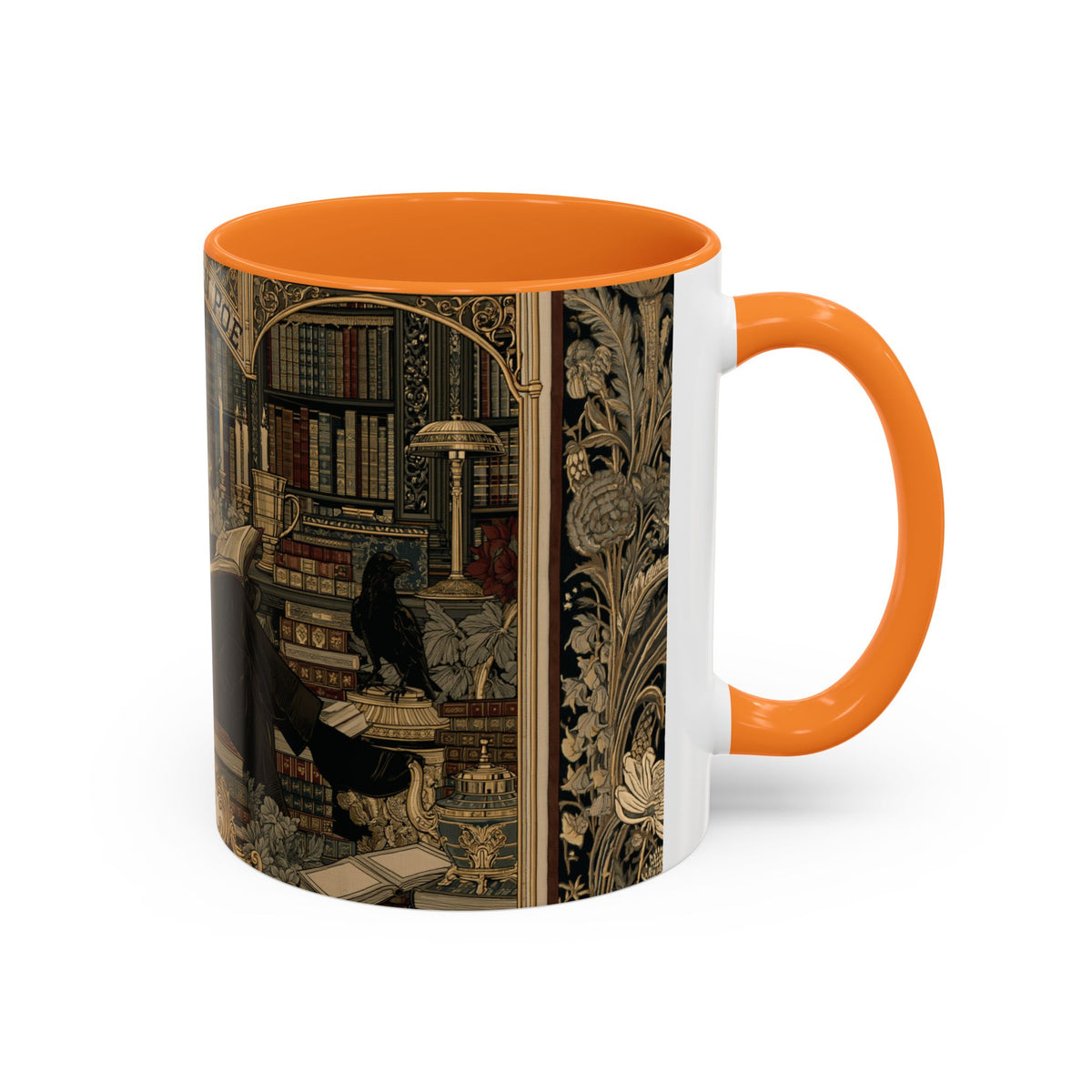 Edgar Allan Poe portrait Mug | Literary Gothic coffee mug