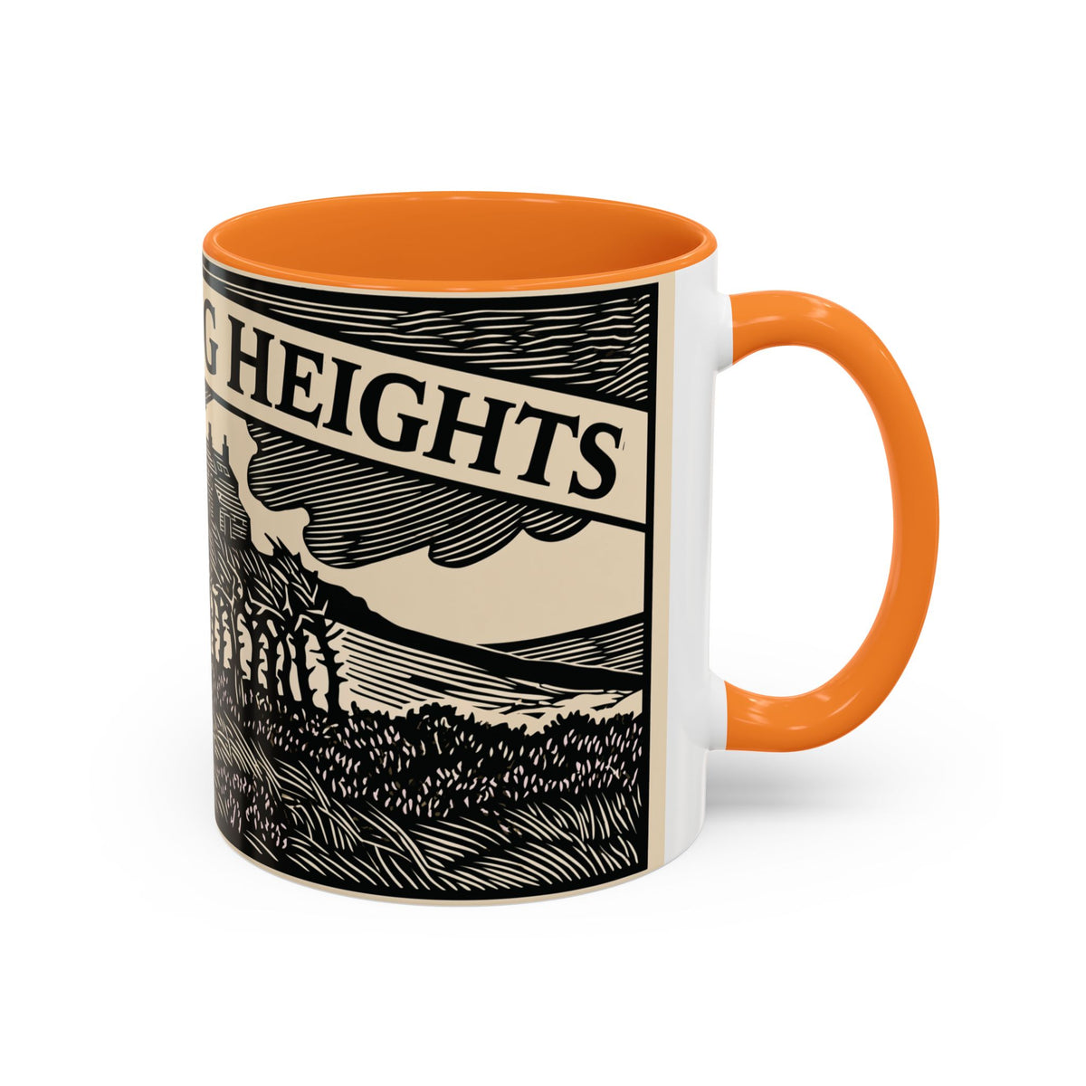 Wuthering Heights Coffee Mug | Emily Brontë Literary Design Mug