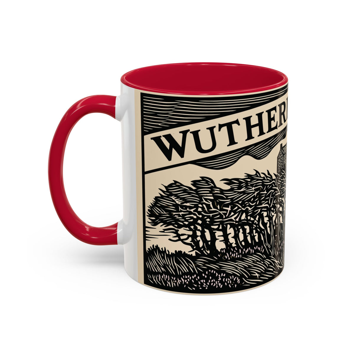 Wuthering Heights Coffee Mug | Emily Brontë Literary Design Mug