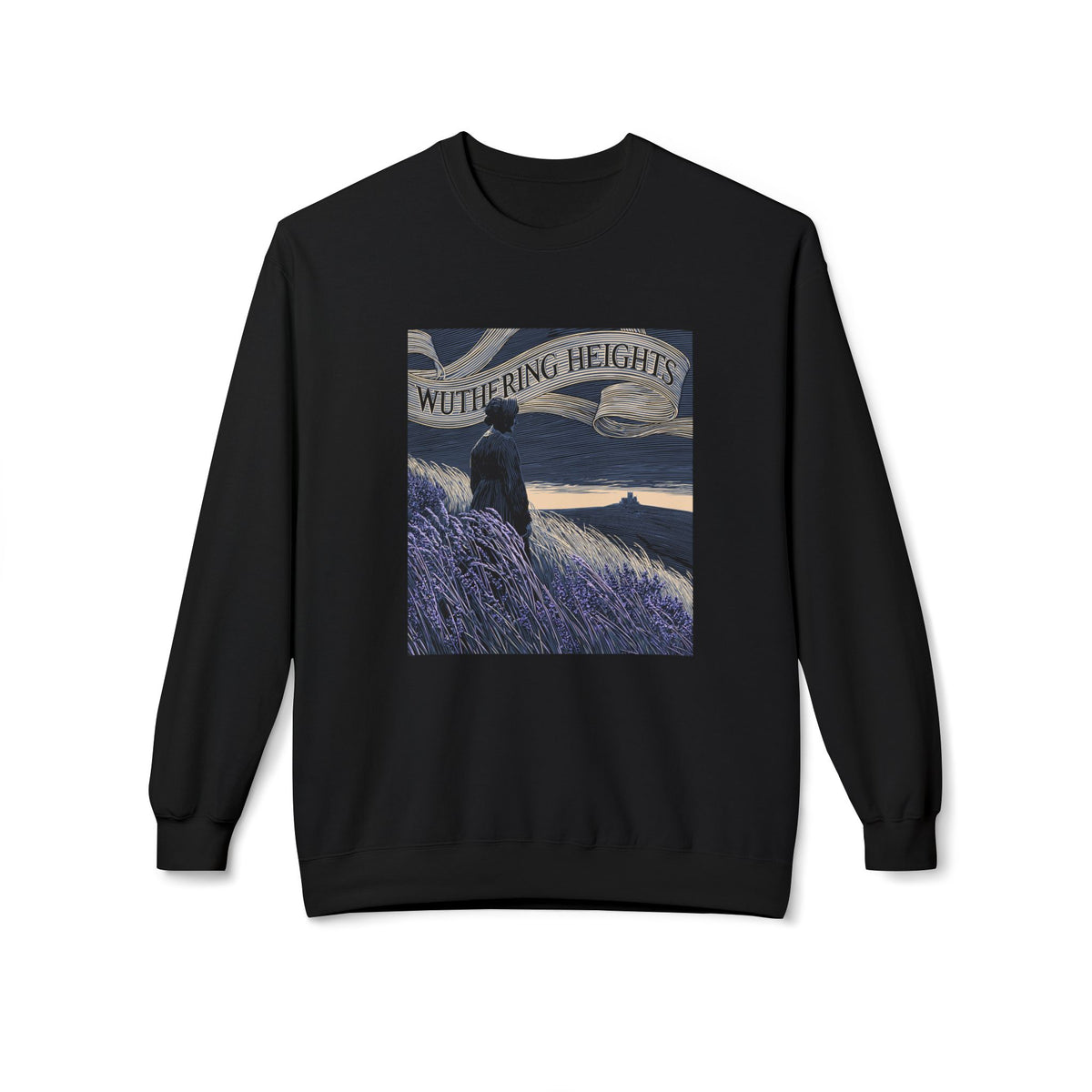 Across the Moors-Wuthering Heights Gothic Literary Sweatshirt