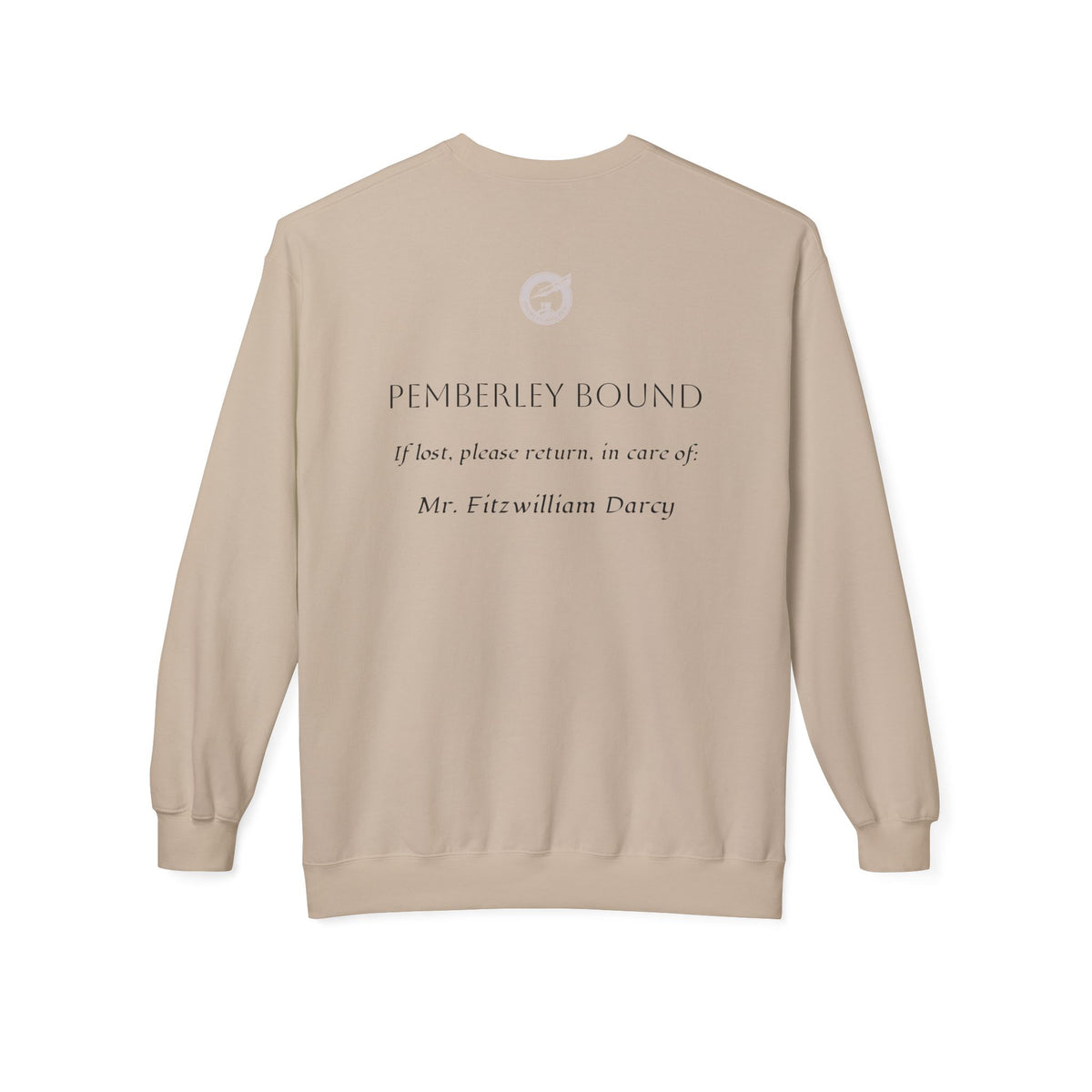 Pride & Prejudice Floral Sweatshirt — Jane Austen Booklover Crewneck (Derbyshire Coordinates)