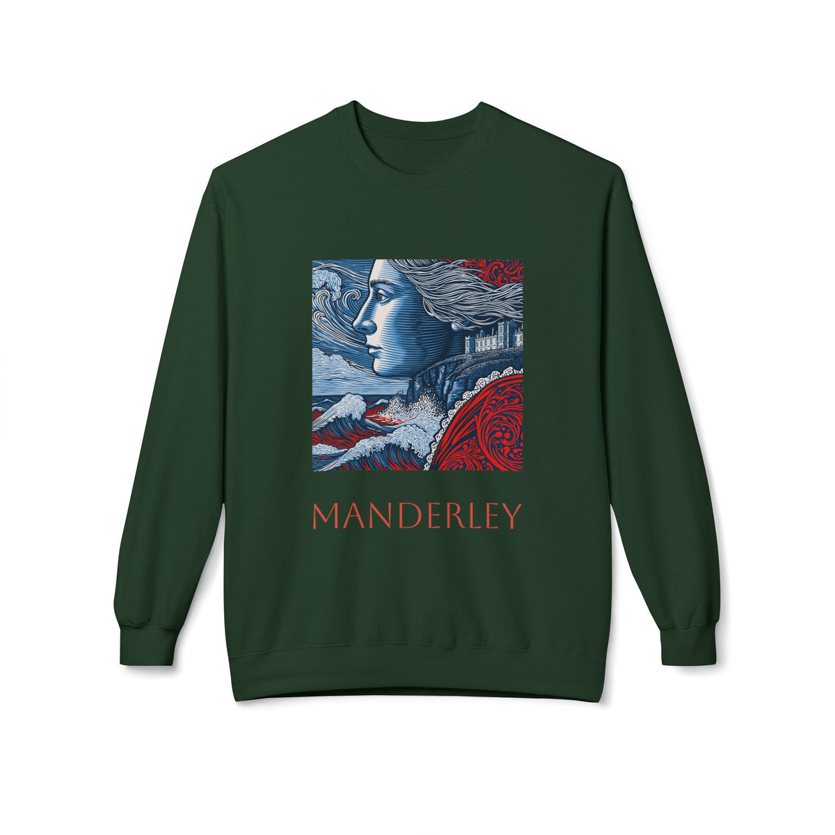 Manderley Crewneck Sweatshirt — "I feel her everywhere, you do too, don't you?"