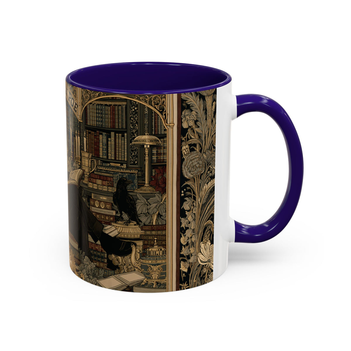 Edgar Allan Poe portrait Mug | Literary Gothic coffee mug