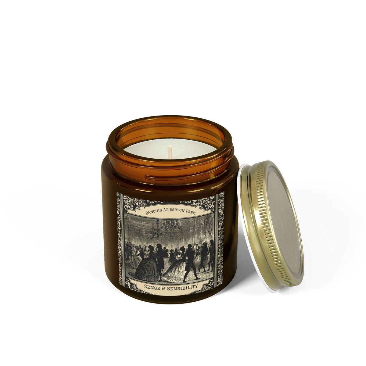 Soy Wax Candle — 'Sense & Sensibility' Vintage Jar (4oz & 9oz)