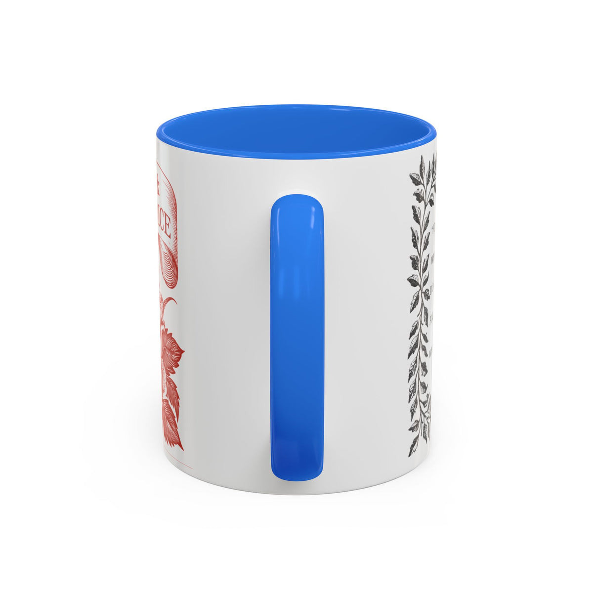 "...follies and nonsense" Elizabeth Bennet Quote  —  Pride & Prejudice Floral Mug (11oz/15oz)